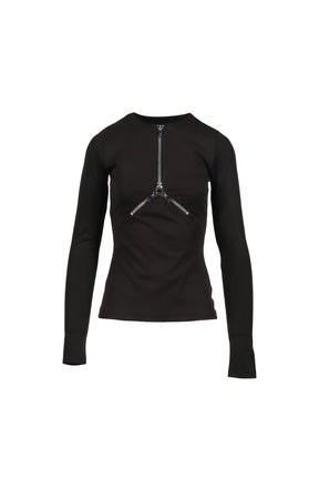 TECTON ZIP TOP / BLACK 