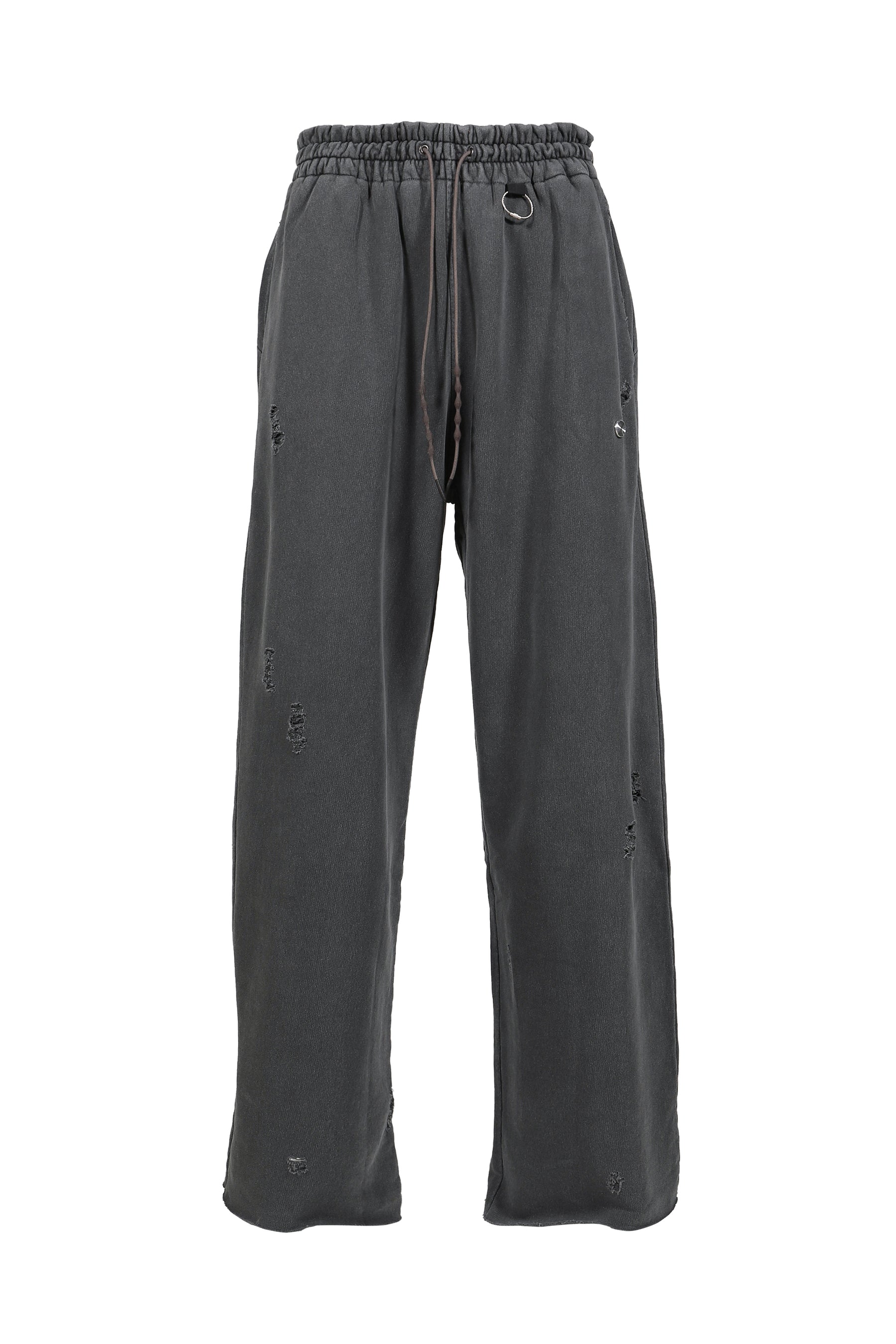 RIPPED SWEATPANTS / STONE GRY