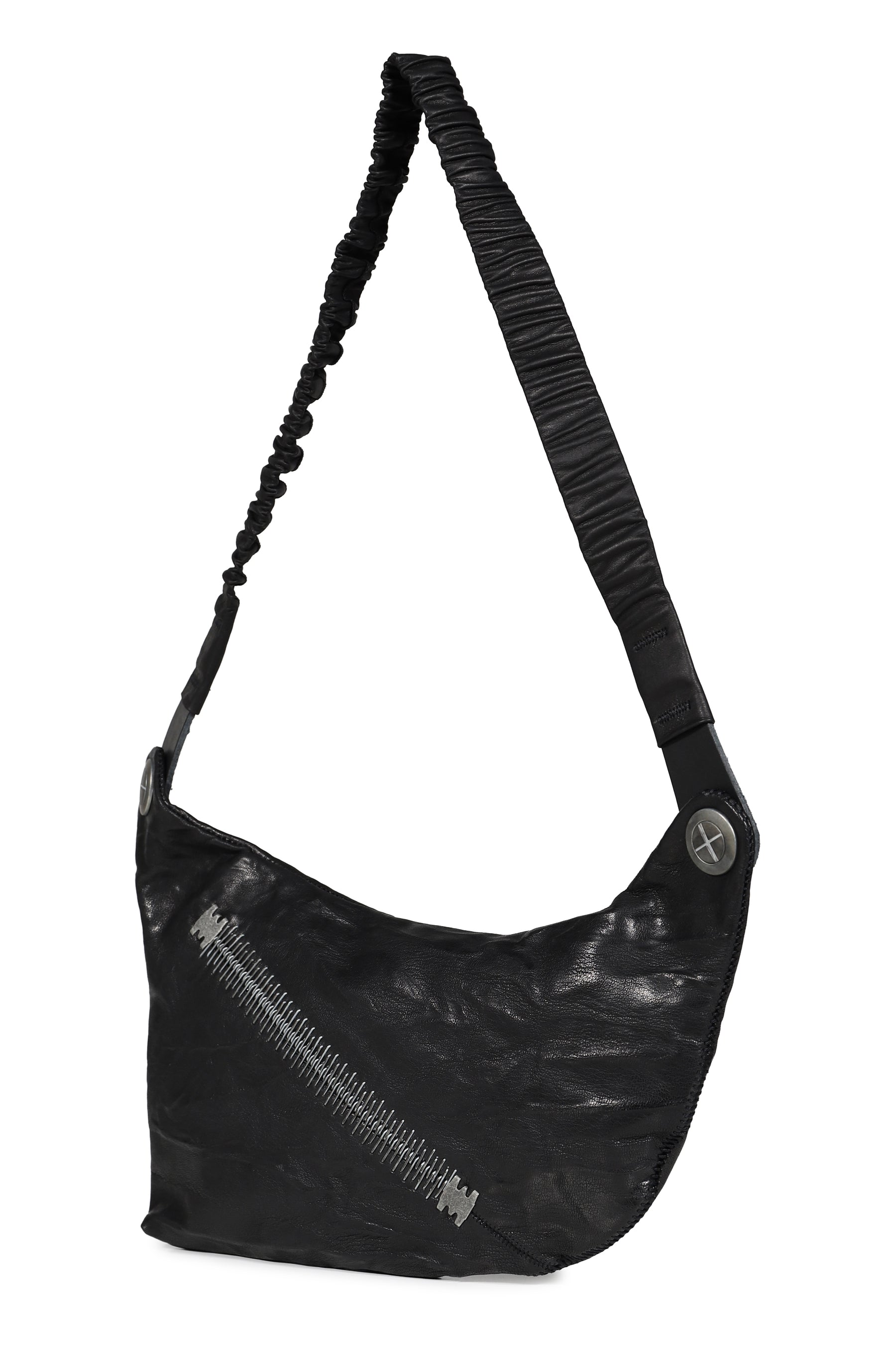 PASSAGER CROSSBODY LEATHER POUCH / NOIR