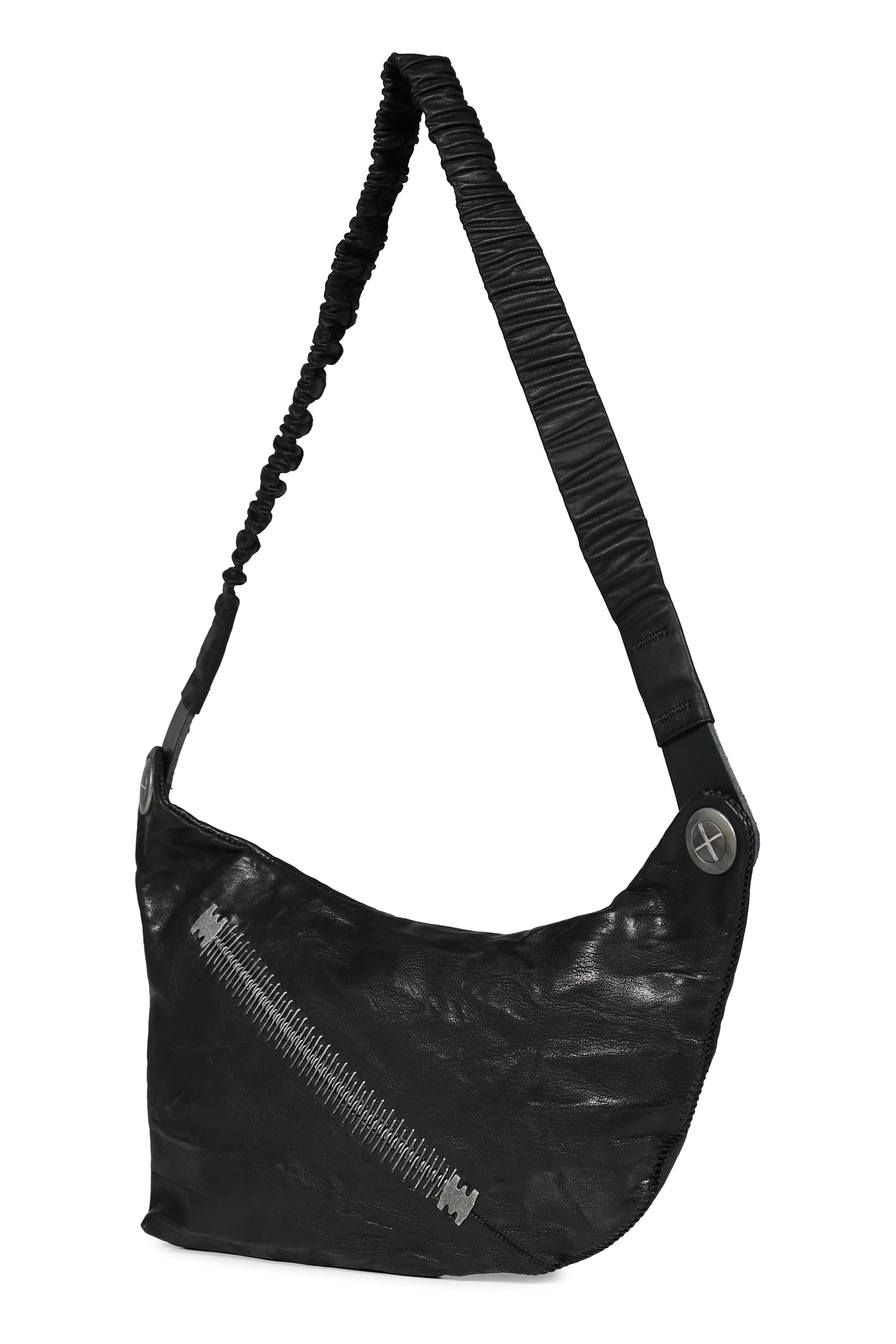 PASSAGER CROSSBODY LEATHER POUCH / NOIR