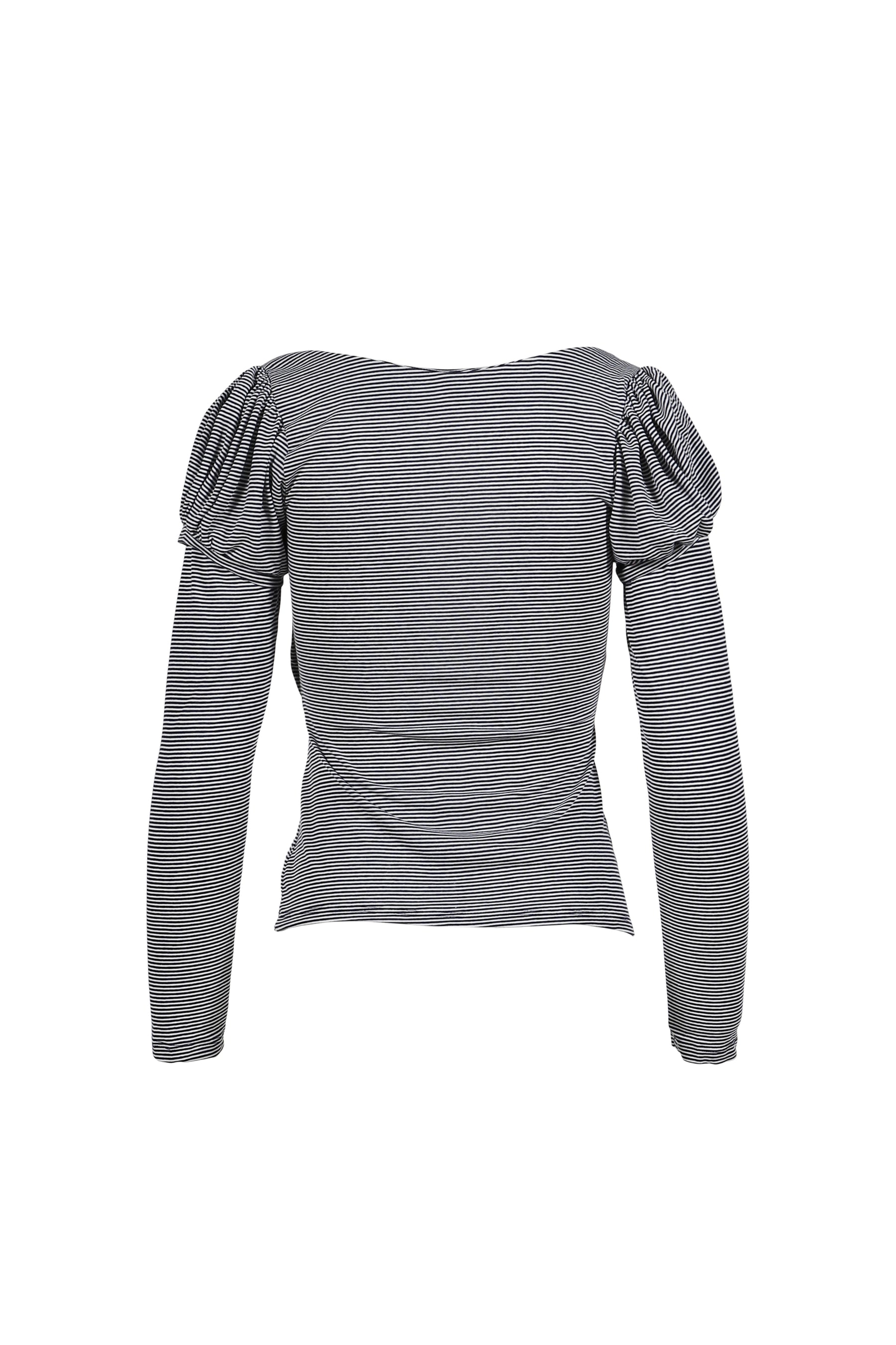 BYE BYE BABY TOP / NVY STRIPES 