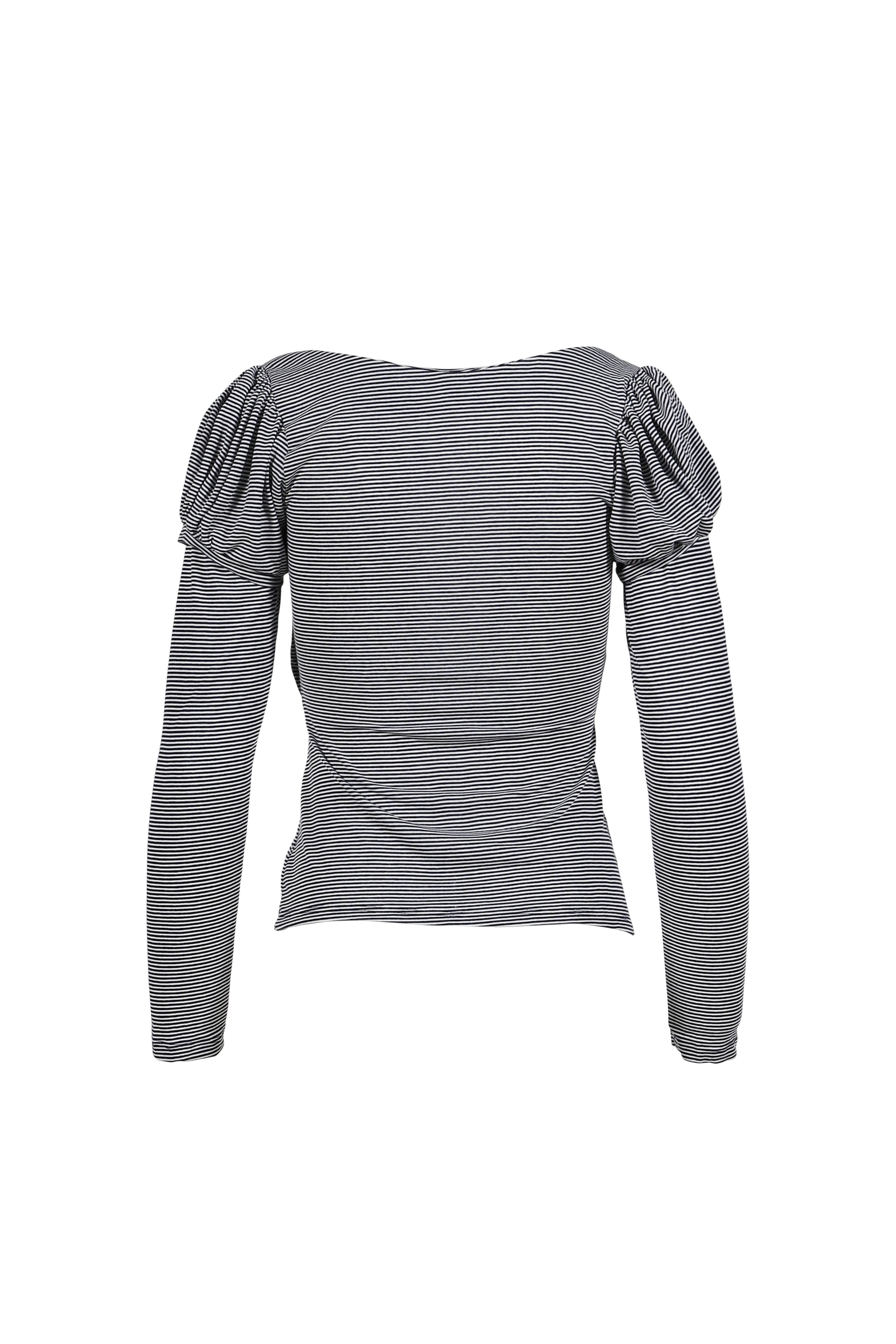 BYE BYE BABY TOP / NVY STRIPES