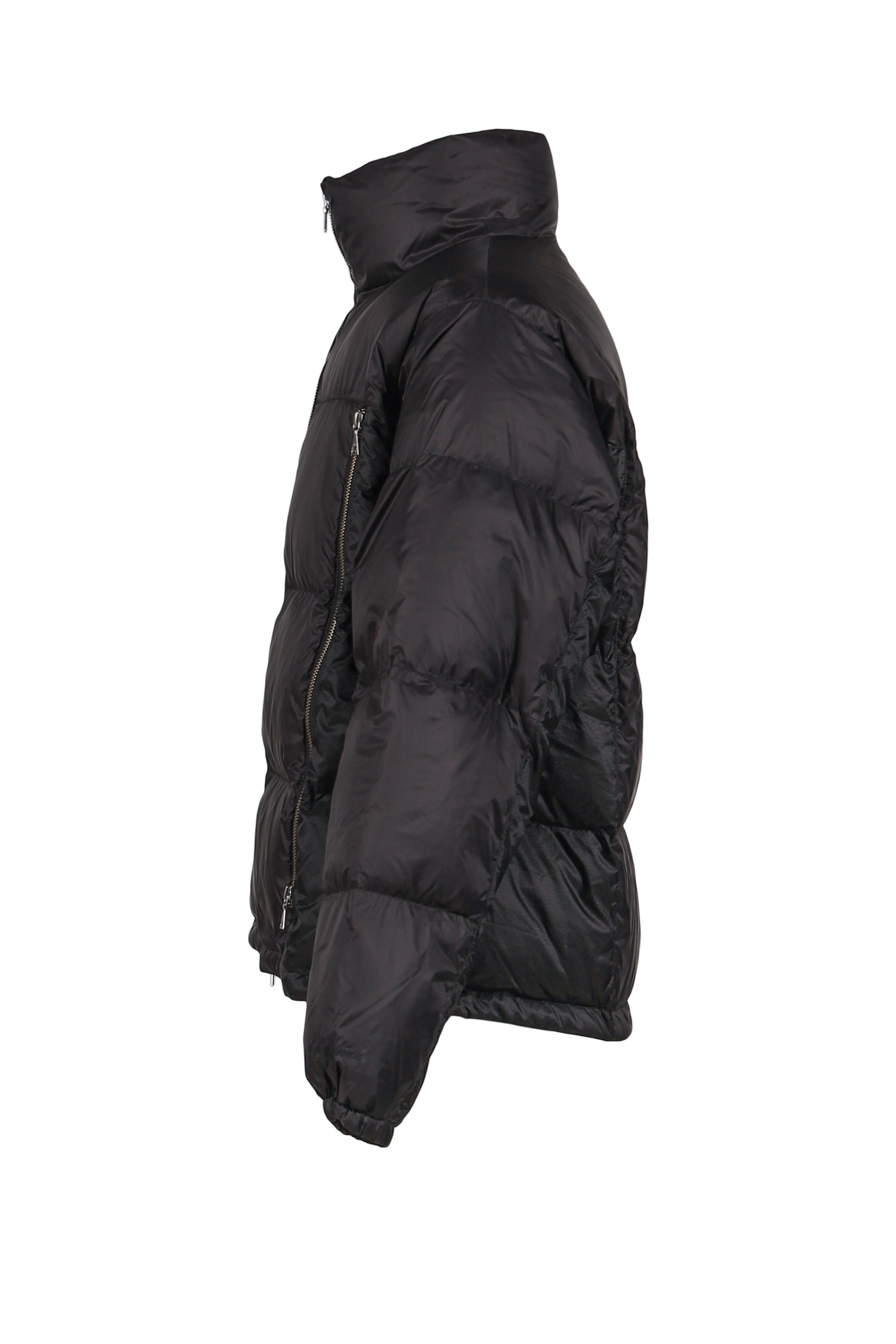 4-ZIP PUFFER JACKET / BLK