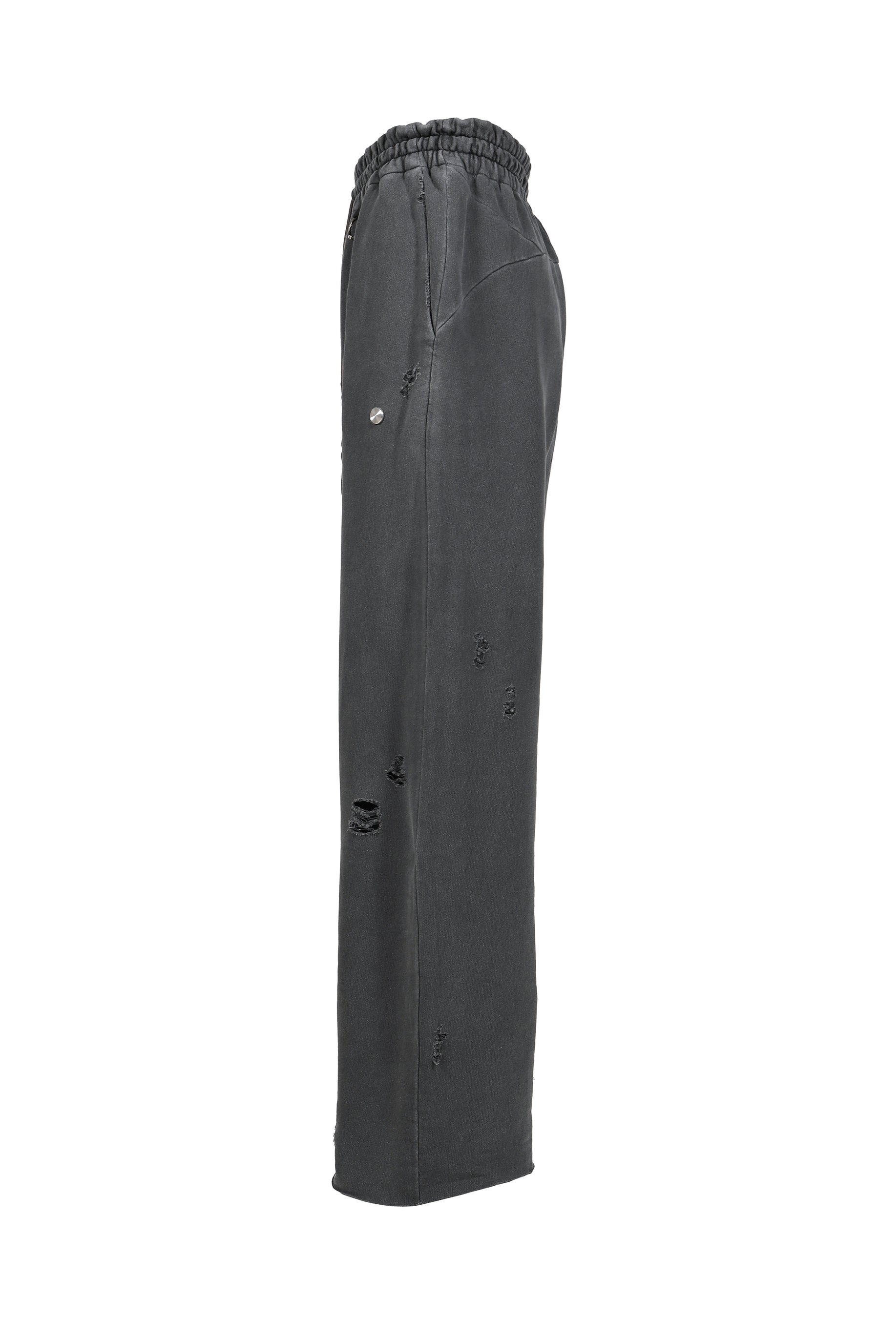 RIPPED SWEATPANTS / STONE GRY