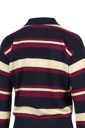COLLEGIATE STRIPE POLO / MIDNIGHT COMBO