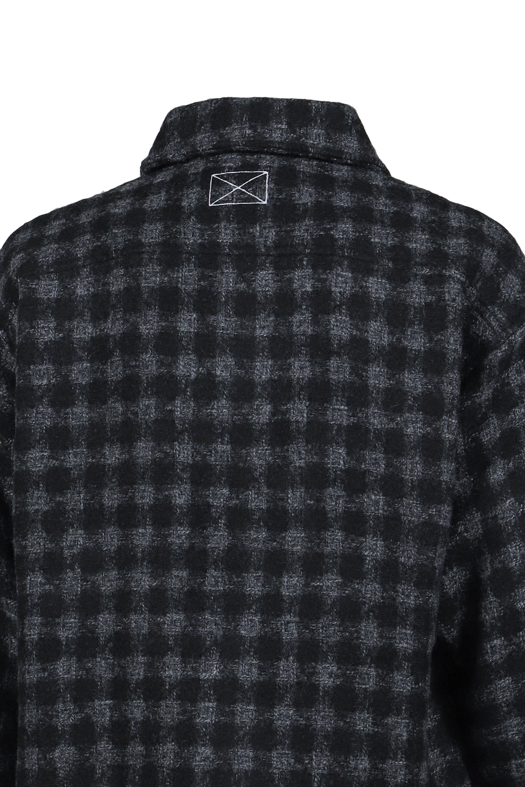 MILITARY CHECK JACKET / BLACK