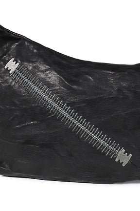 PASSAGER CROSSBODY LEATHER POUCH / NOIR