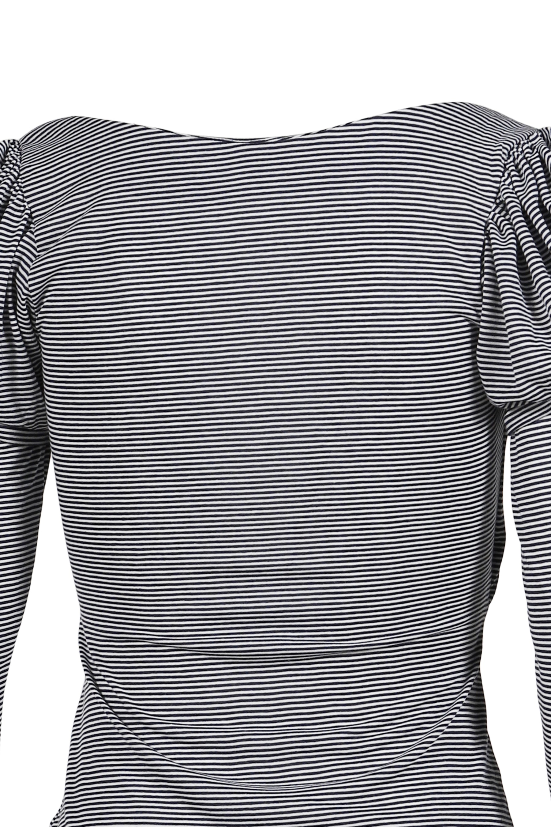 BYE BYE BABY TOP / NVY STRIPES 