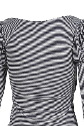 BYE BYE BABY TOP / NVY STRIPES 