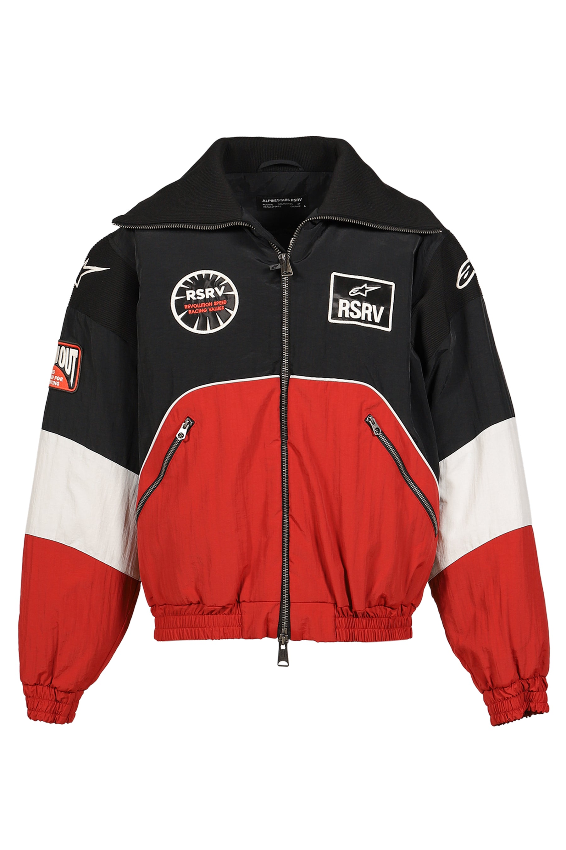 MEMORIES PADDED JACKET / BLKRED