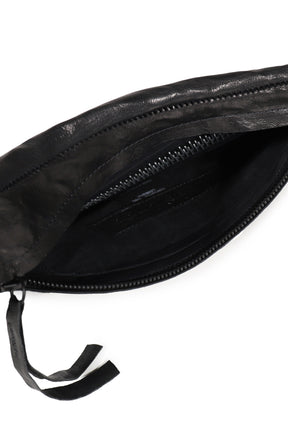 PASSAGER CROSSBODY LEATHER POUCH / NOIR