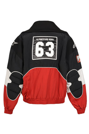 MEMORIES PADDED JACKET / BLKRED