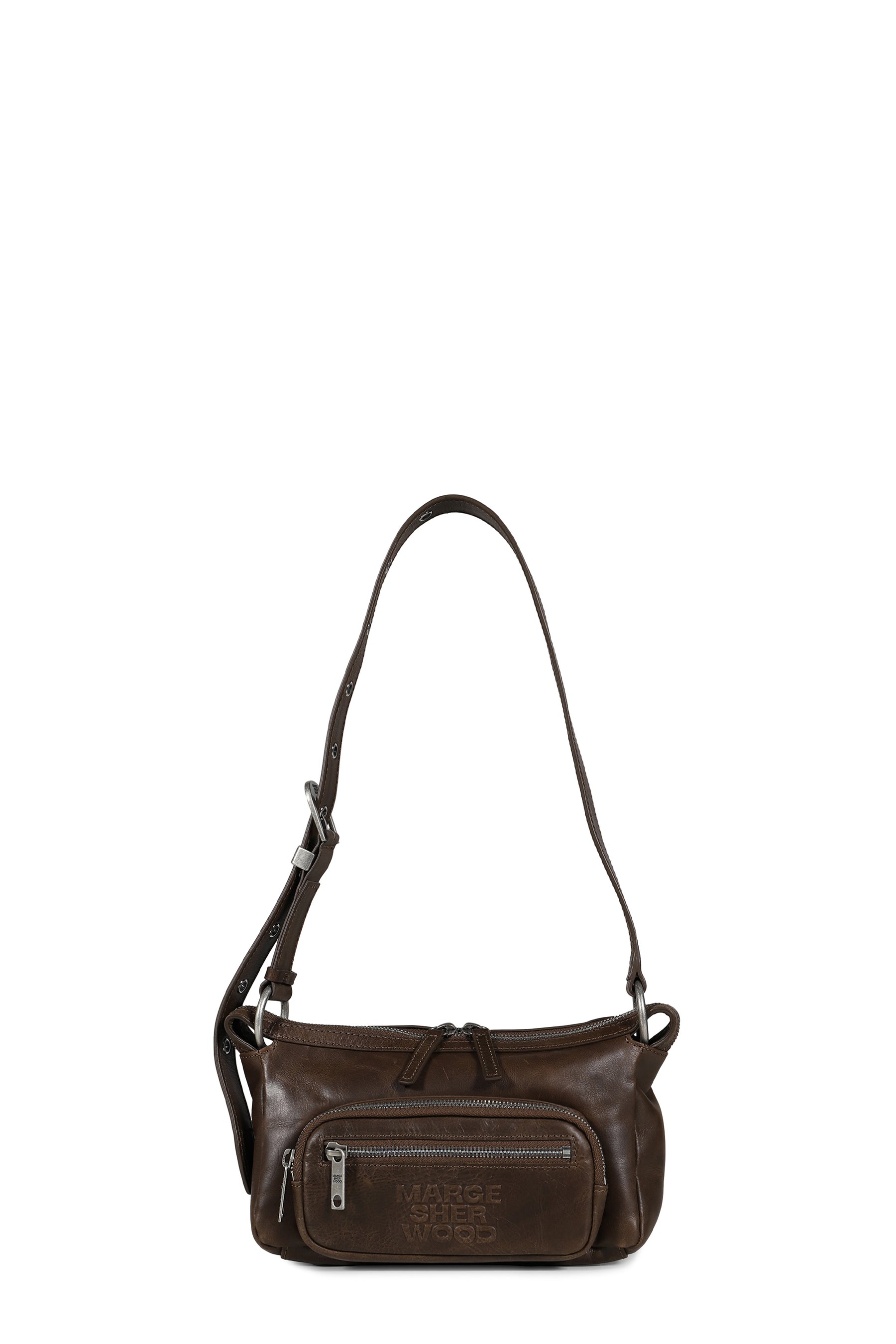 OUTPOCKET HOBO MINI / WASHED BRW