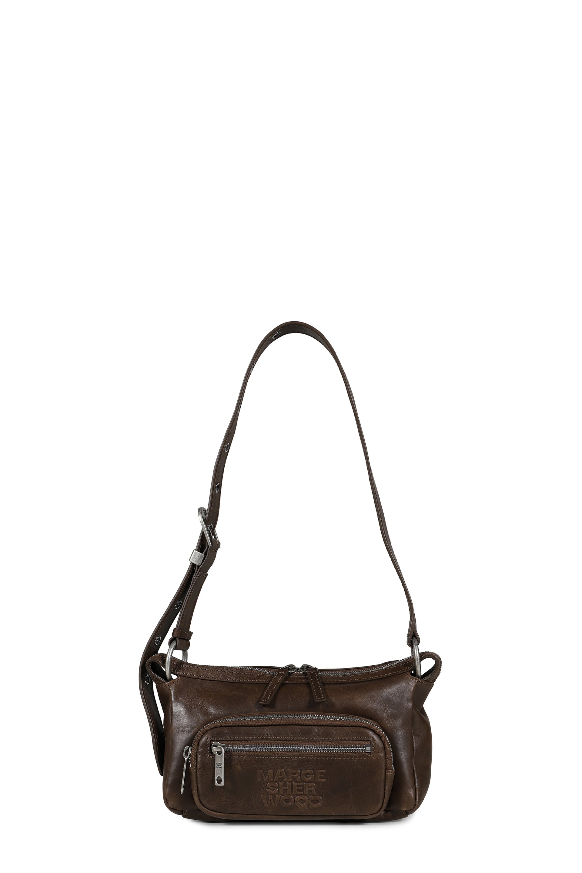 OUTPOCKET HOBO MINI / WASHED BRW