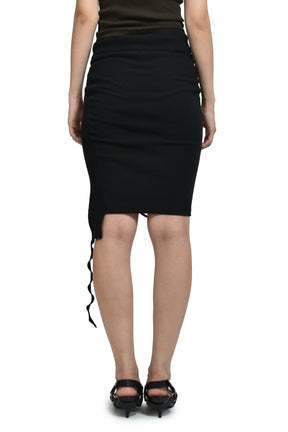 RIB SKIRT / BLK