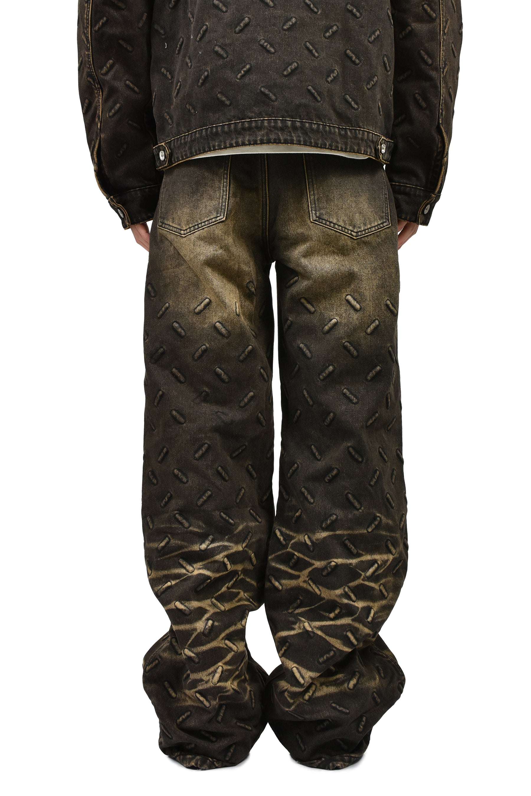 THREAD PLATE DENIM / COAL, TAN