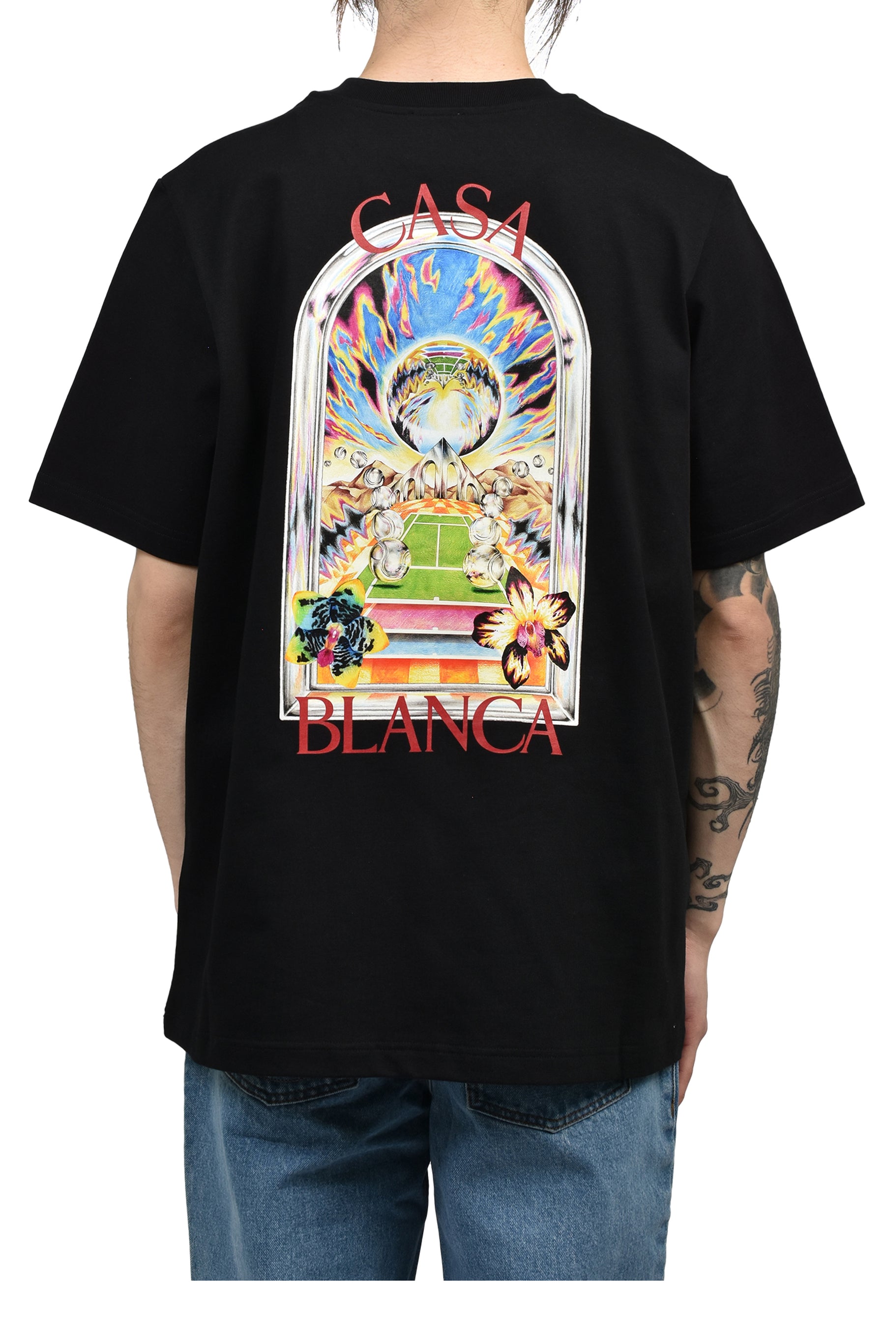 ORCHID COURT CLASSIC T-SHIRT / BLK