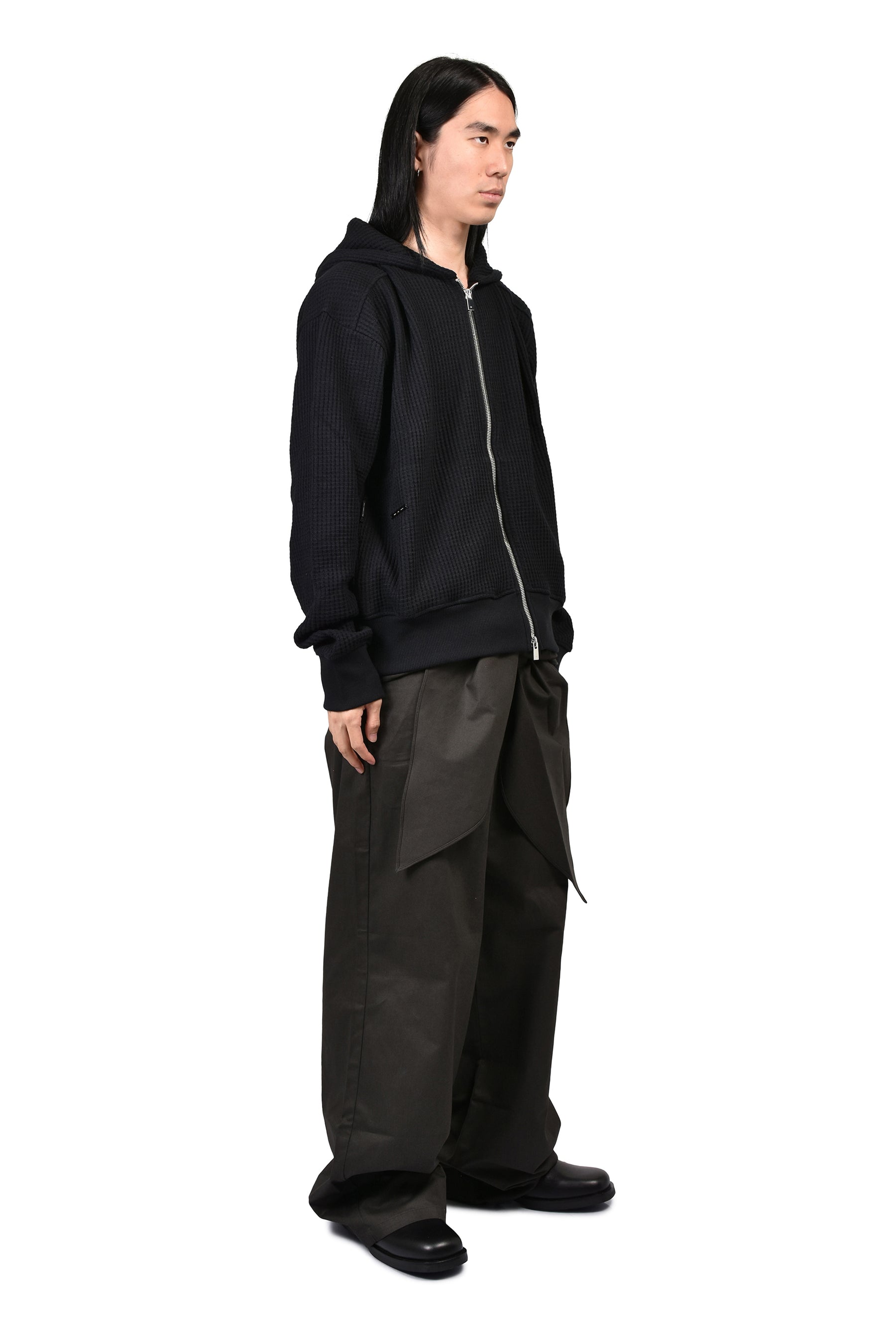 RISSET HOODIE / BLK