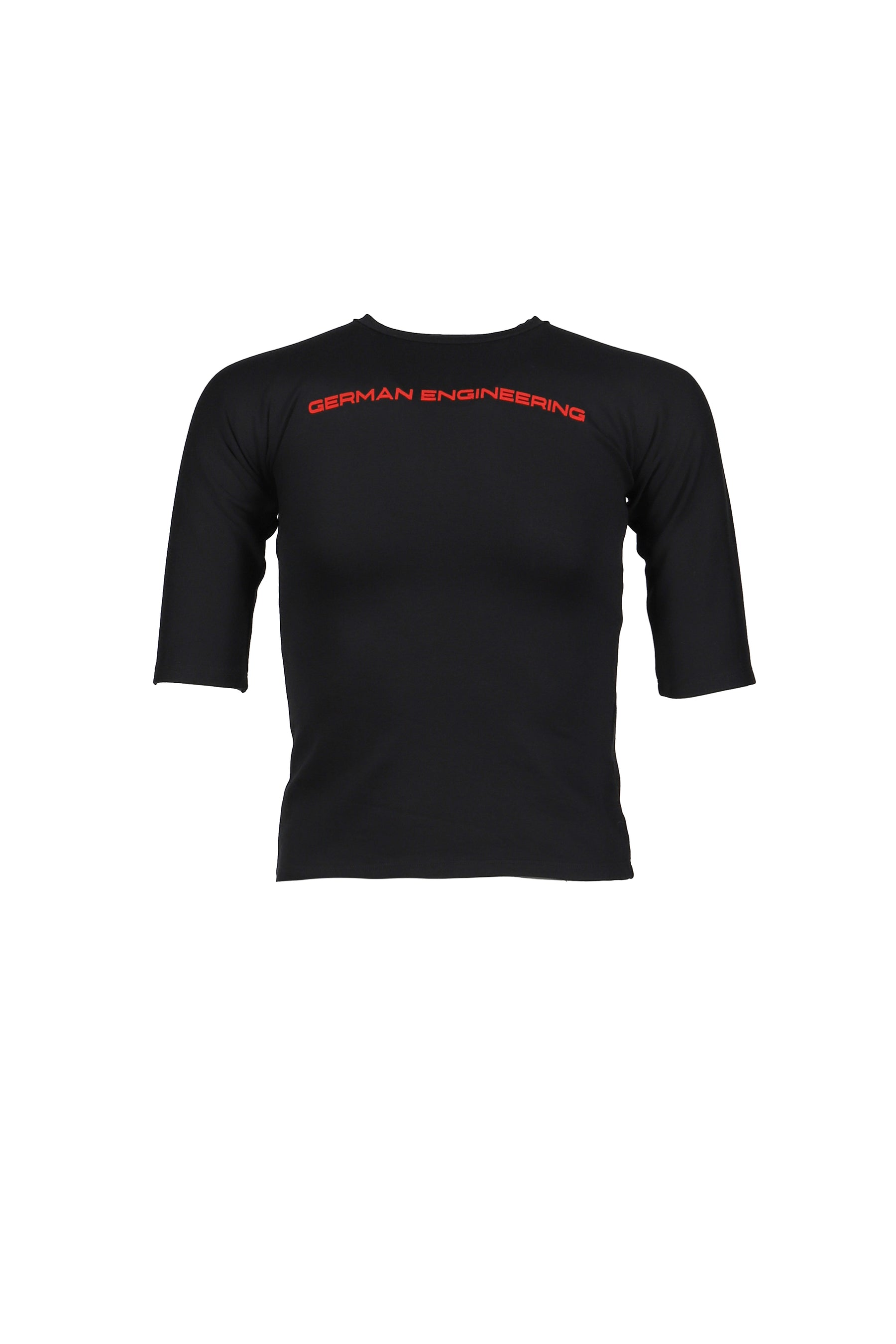 STRETCH COTTON DARK GREY GERMAN ENGINERING TEE / D.GRY