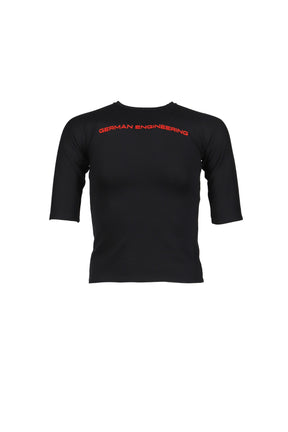 STRETCH COTTON DARK GREY GERMAN ENGINERING TEE / D.GRY