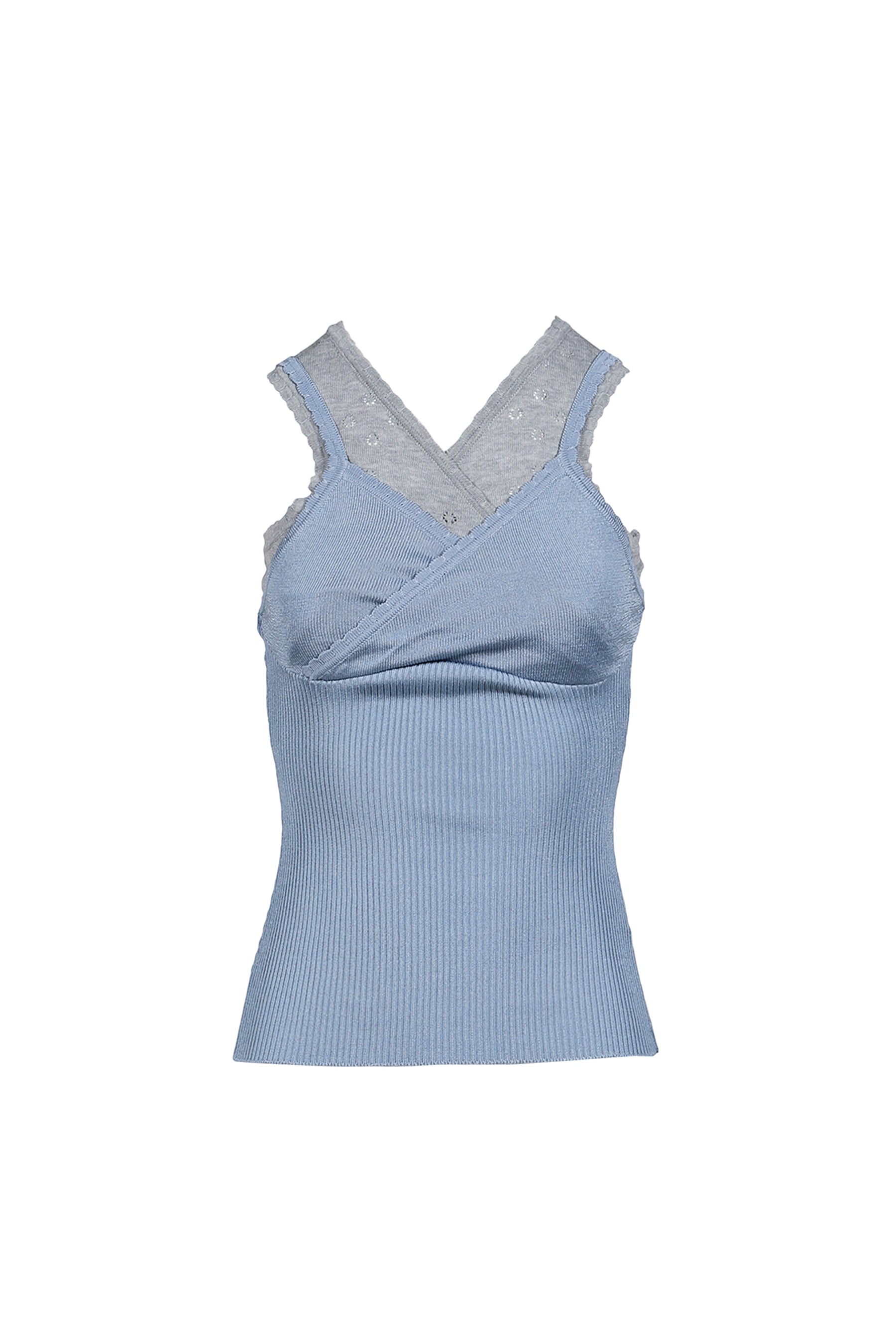 DOUBLE CAMISOLE / BLUE