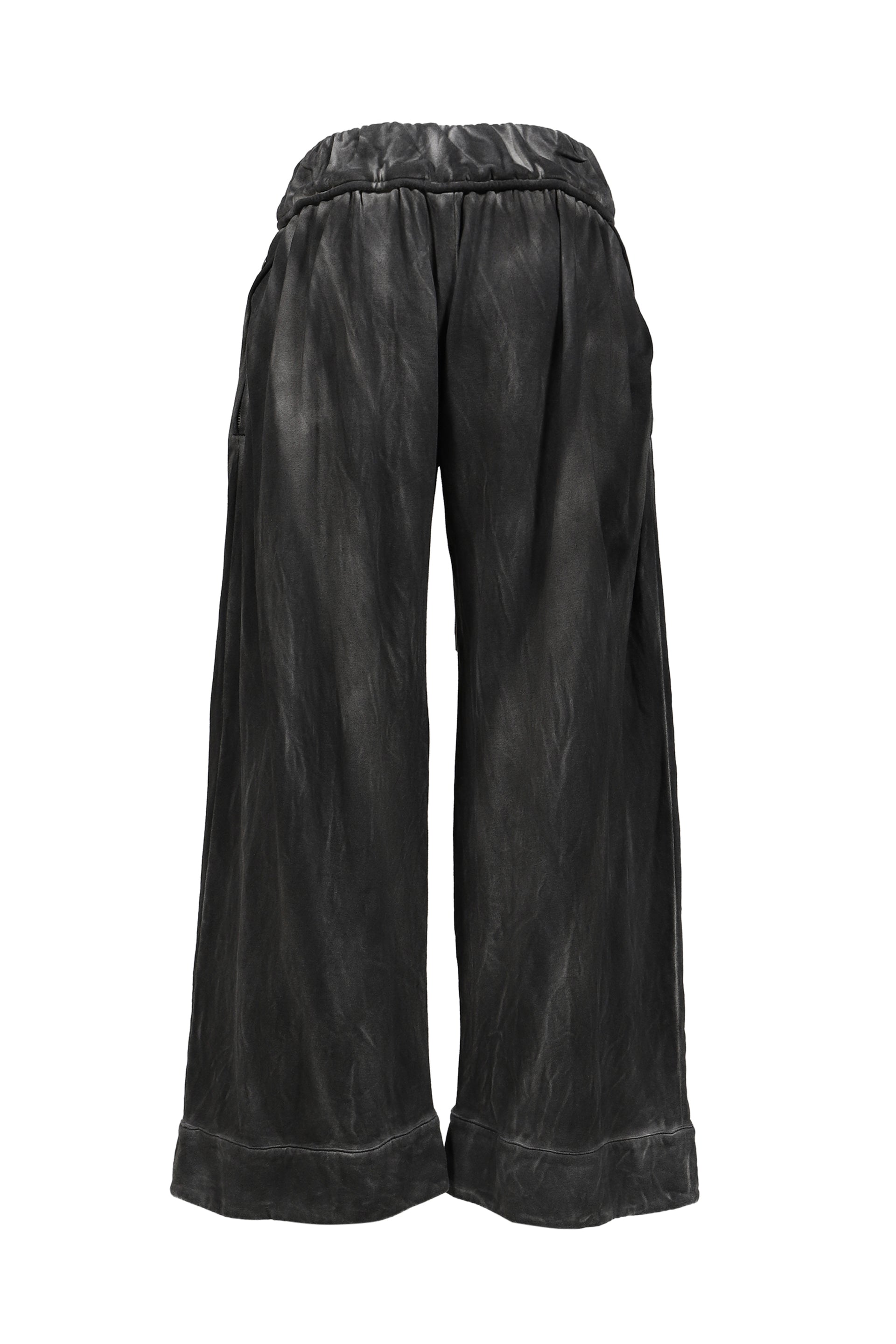 FOLD-CUFF PANTS / BLK
