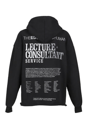 EDUCATED HUMAN HOODIE / BLACK 