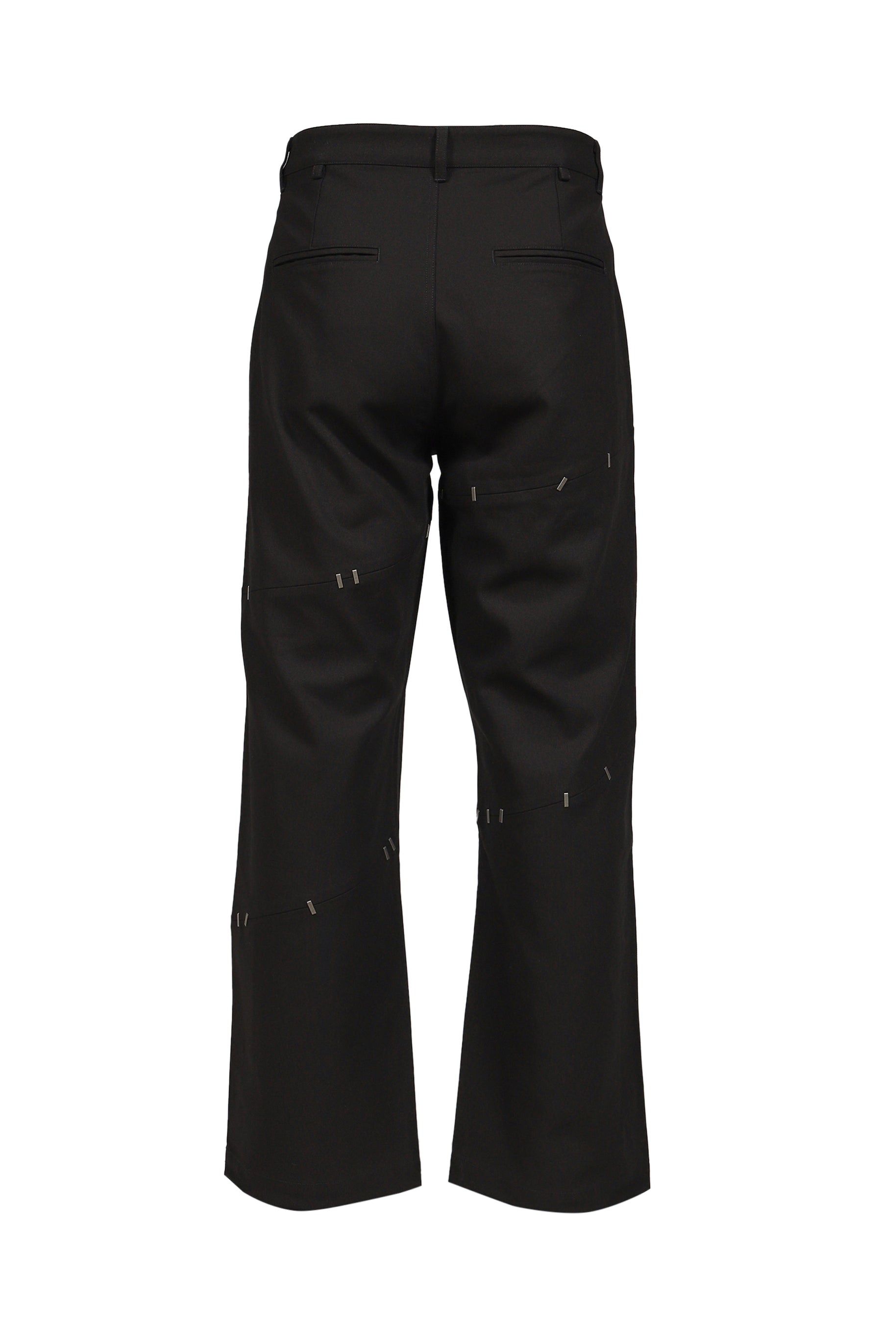 NAIL STITCHED TROUSER / BLK
