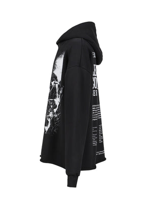 EDUCATED HUMAN HOODIE / BLACK 