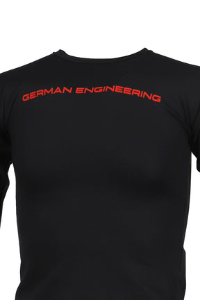 STRETCH COTTON DARK GREY GERMAN ENGINERING TEE / D.GRY