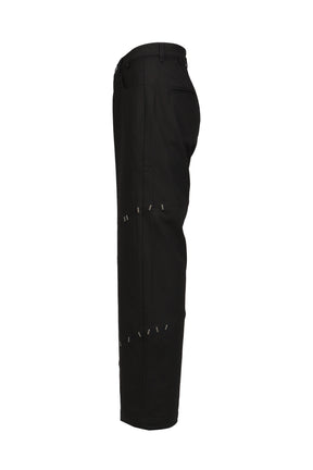NAIL STITCHED TROUSER / BLK