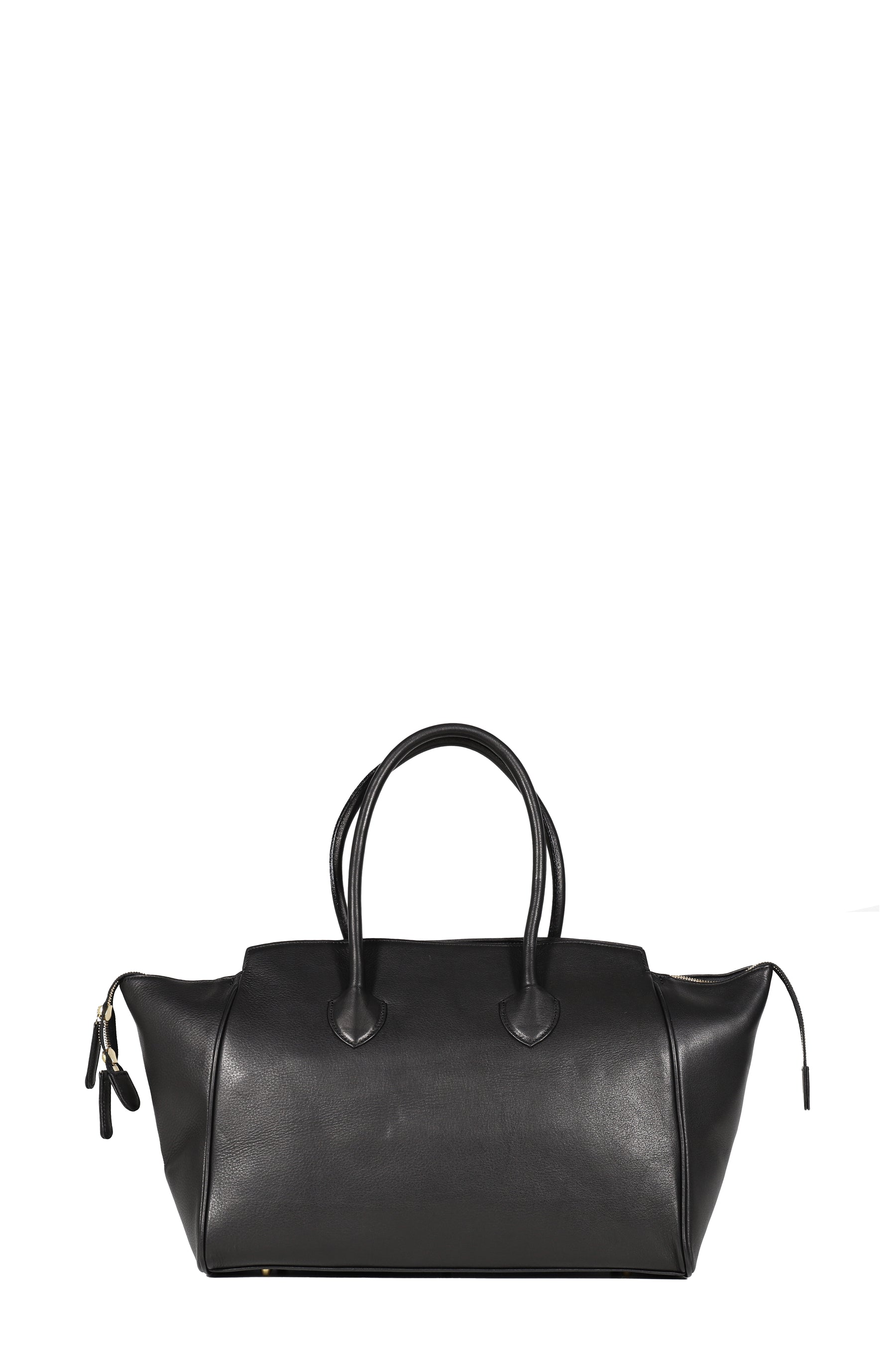 LAUGHING EMOJI LEATHER BAG / BLK