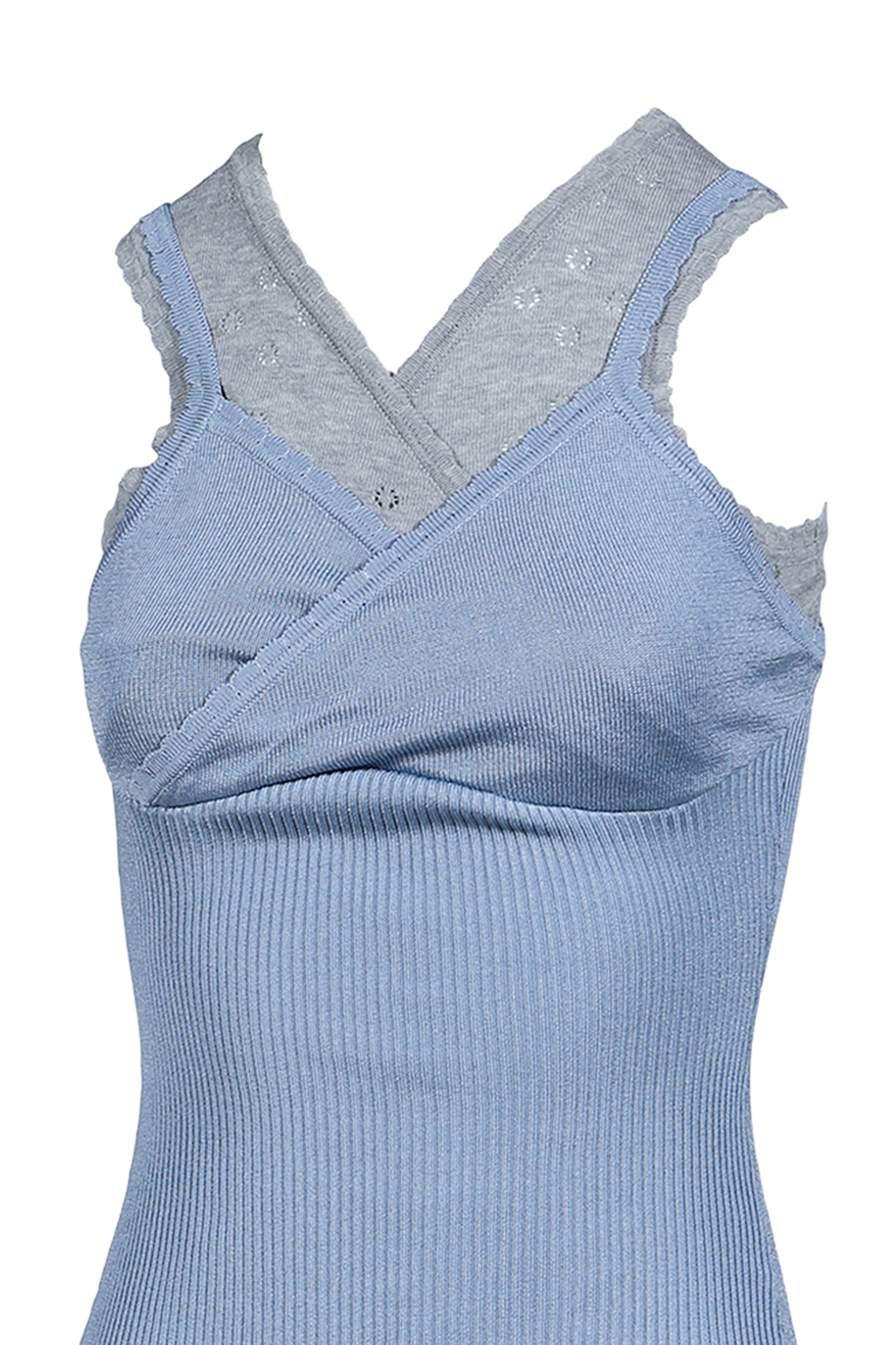 DOUBLE CAMISOLE / BLUE