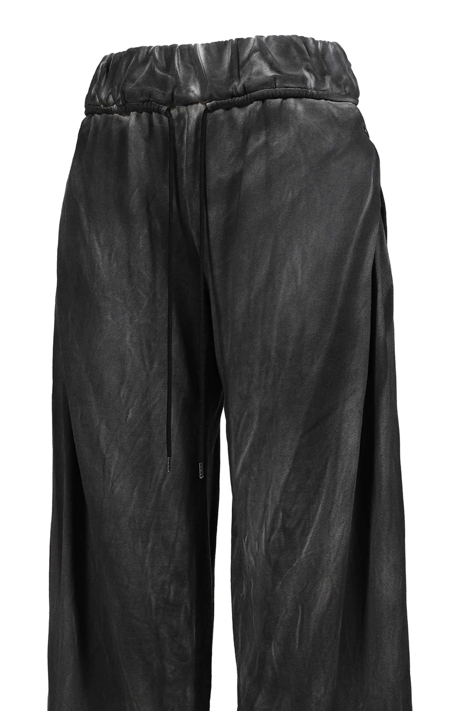 FOLD-CUFF PANTS / BLK