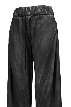 FOLD-CUFF PANTS / BLK