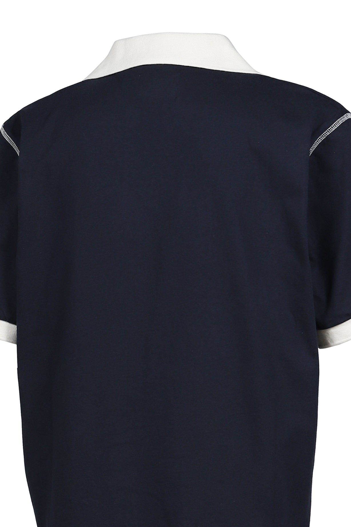 S/S STRIPED RUGBY POLO /NVY