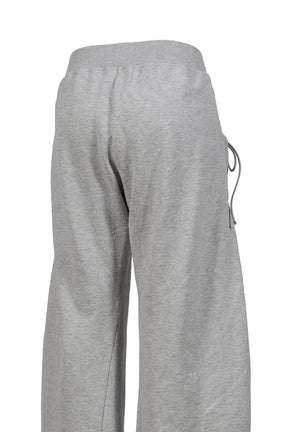 Nodress GRAY FLEECE-LINED WARM SWEATPANTS WITH KANGAROO POCKETS / GRY