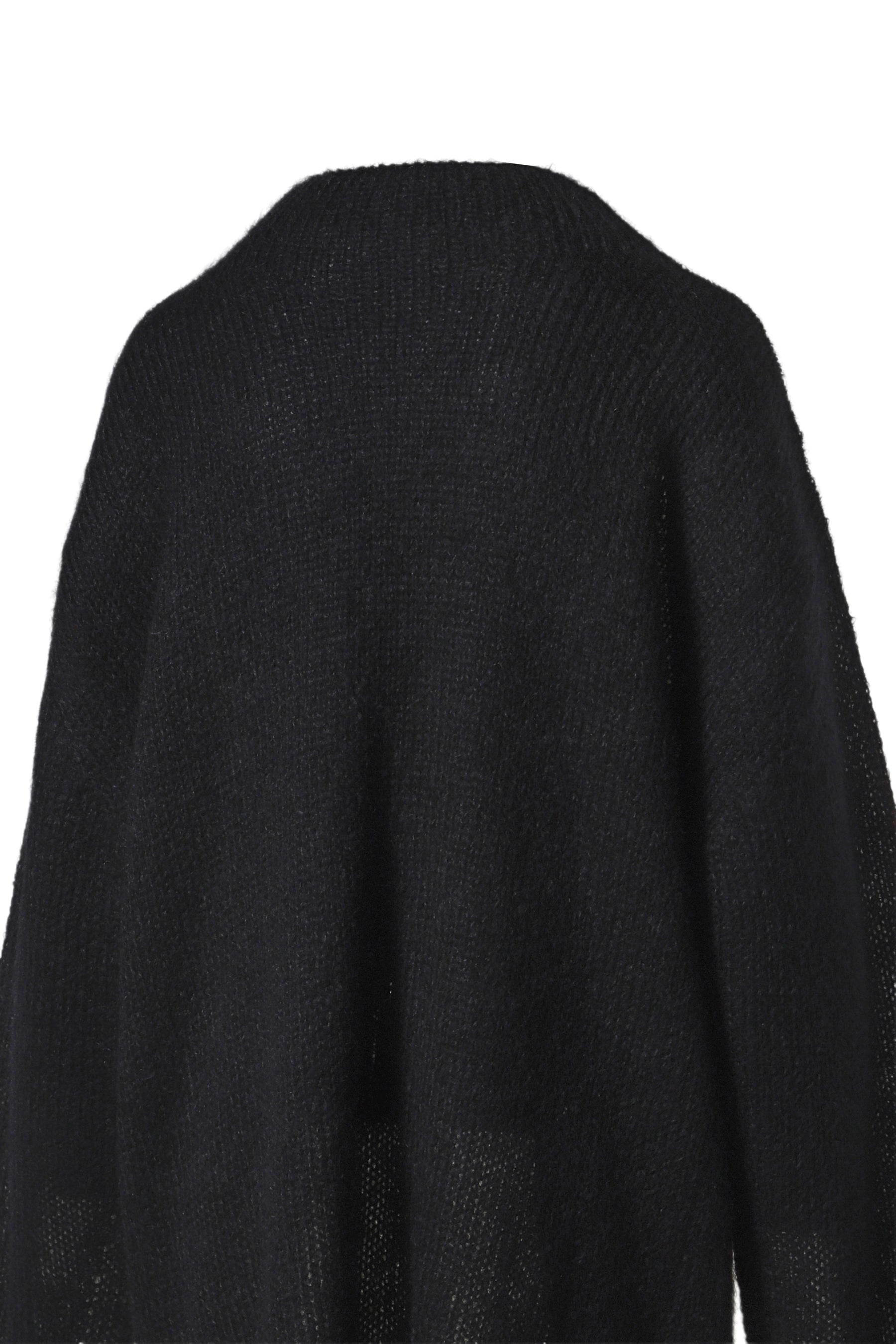 SIDE-C WOOLED MOHAIR KNITTED PULLOVER / ECRU