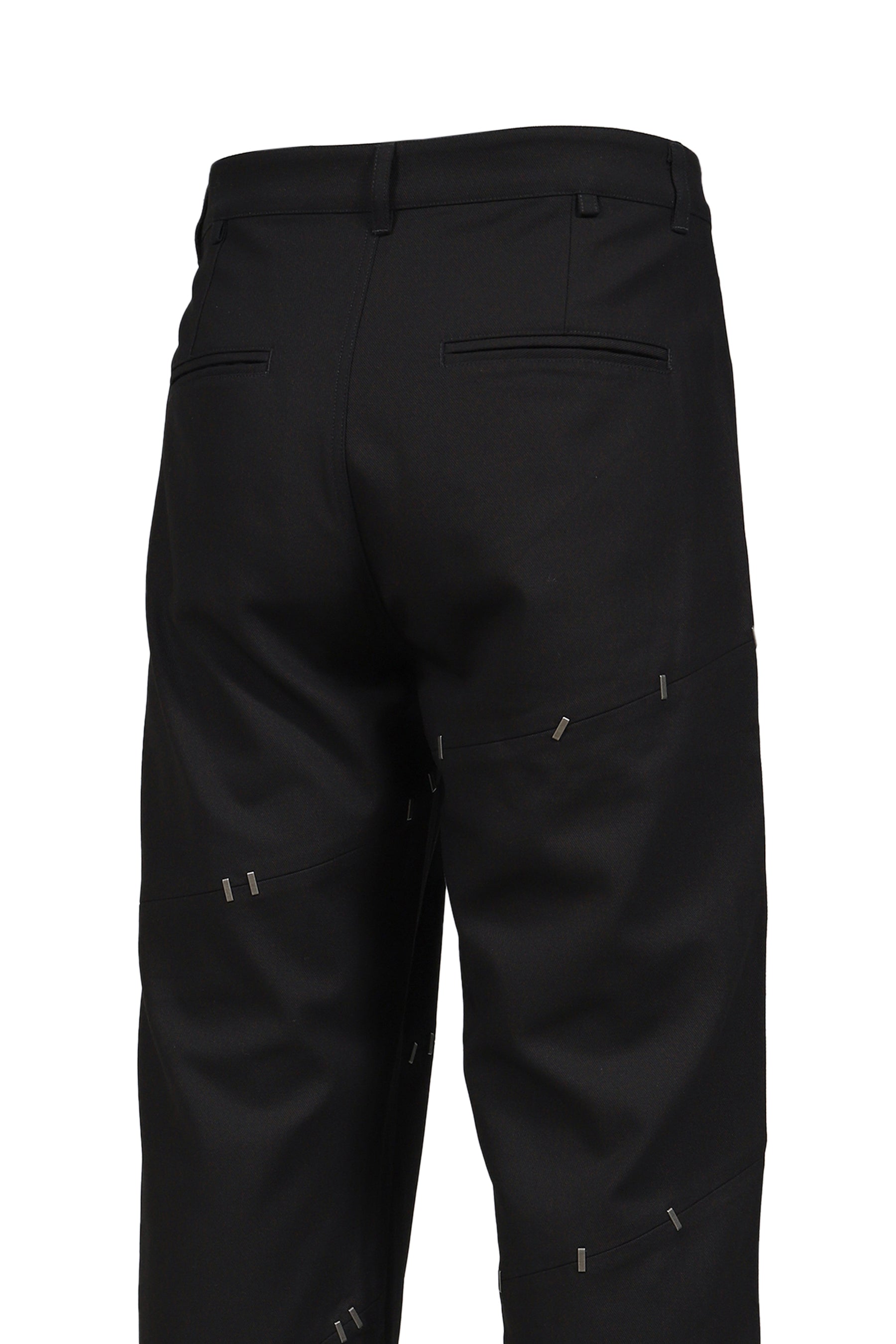 NAIL STITCHED TROUSER / BLK