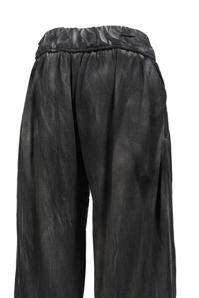 FOLD-CUFF PANTS / BLK