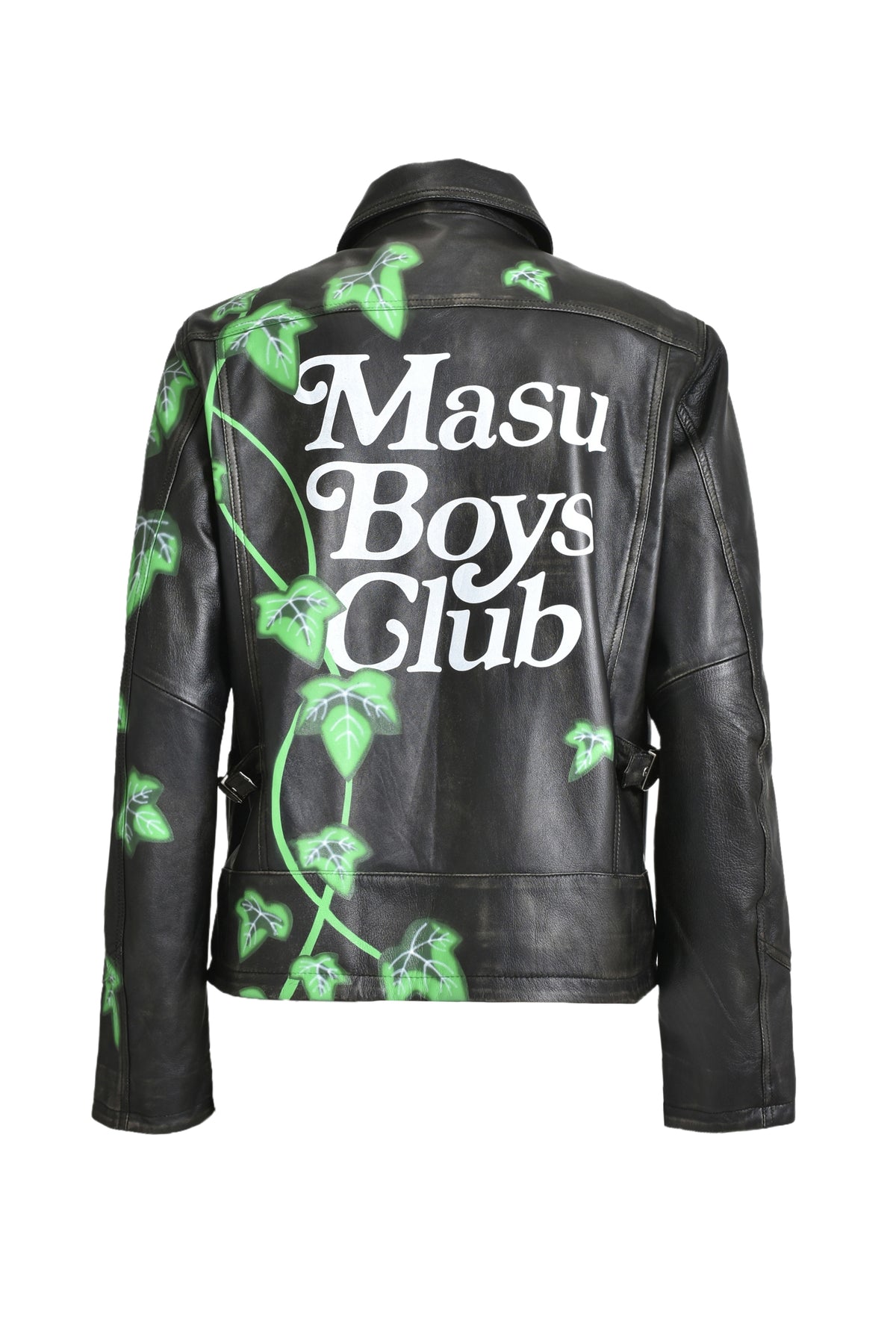 “MASU X VERDY" M.B.C. LEATHER SPORTS JACKET / BLK