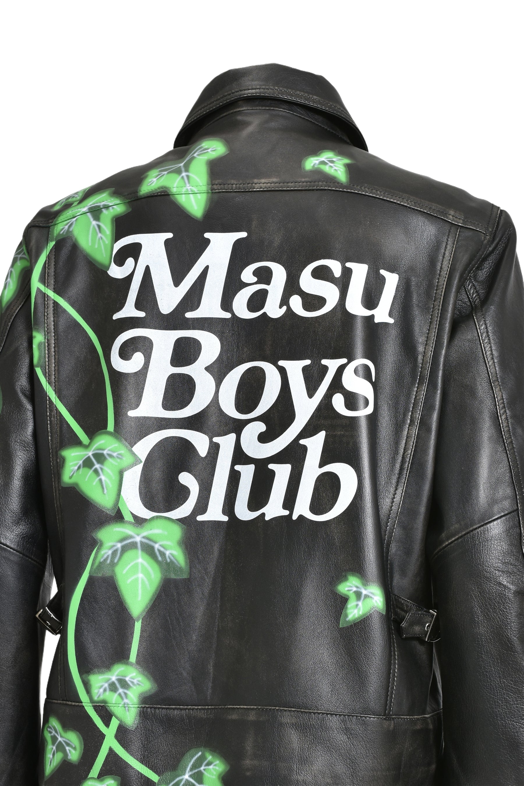 “MASU X VERDY" M.B.C. LEATHER SPORTS JACKET / BLK