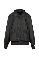 HOODED TRACK JACKET / GRN