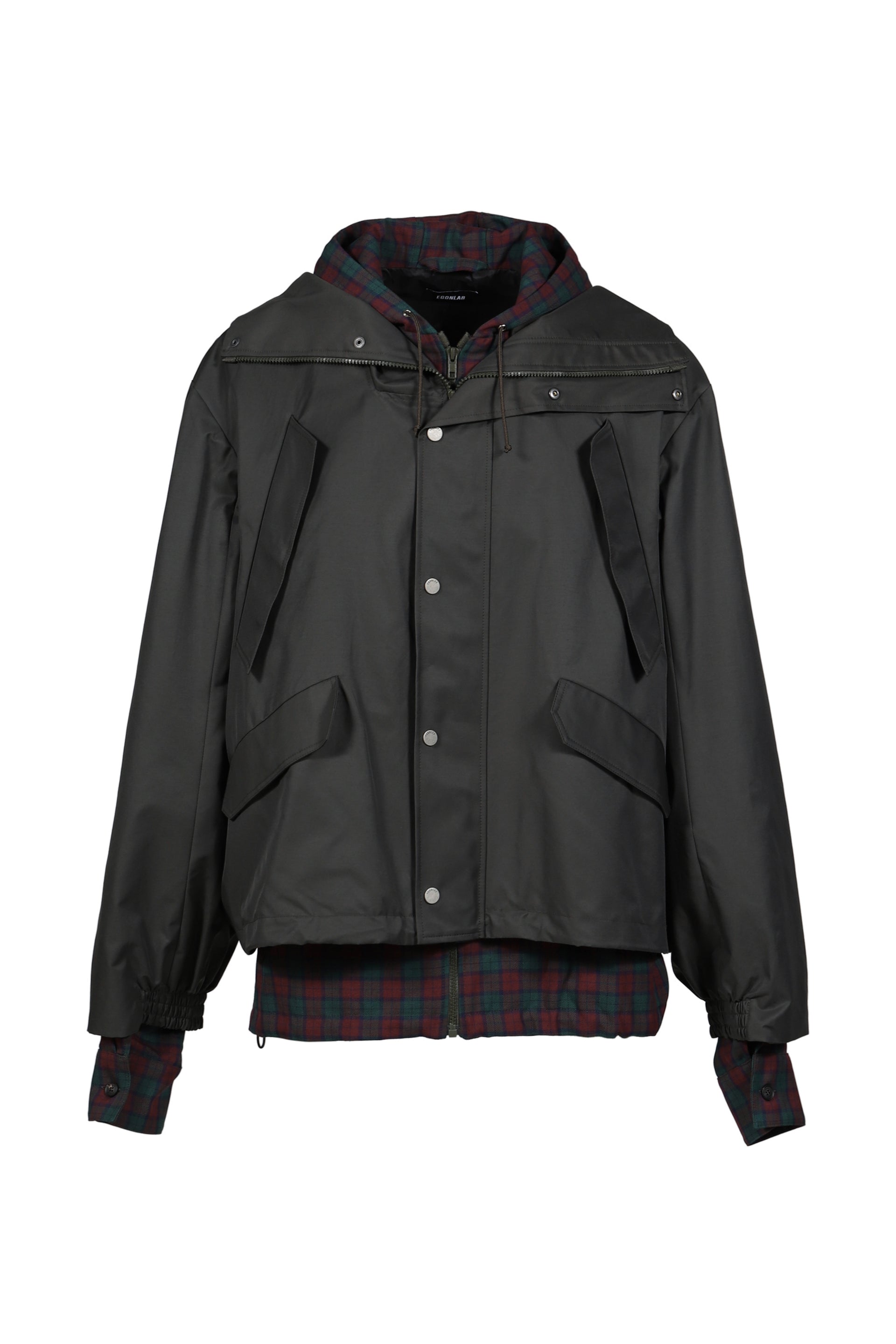 HOODED TRACK JACKET / GRN