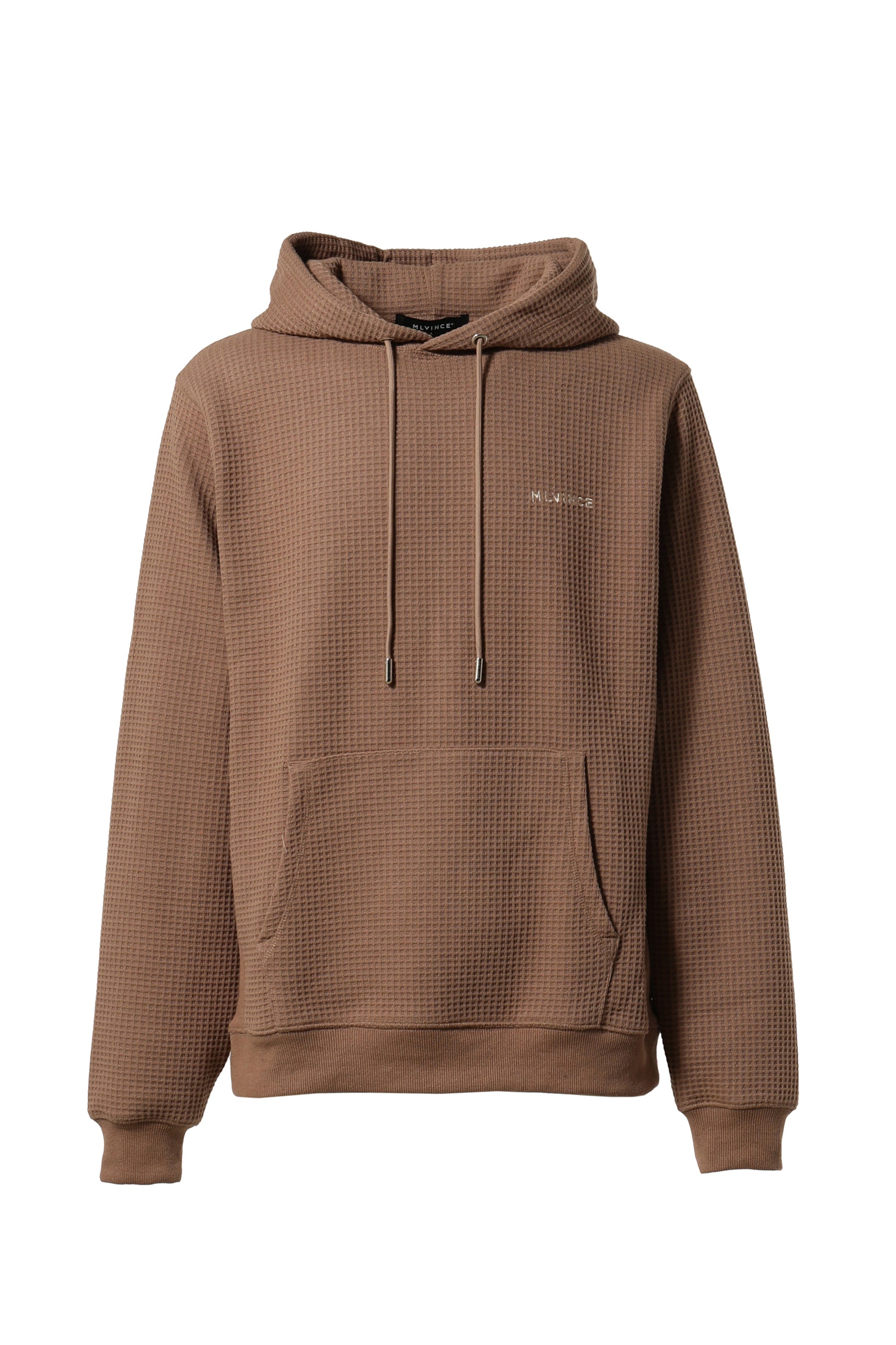 MLVINCE SS23 WAFFLE HOODY / MOCA -NUBIAN