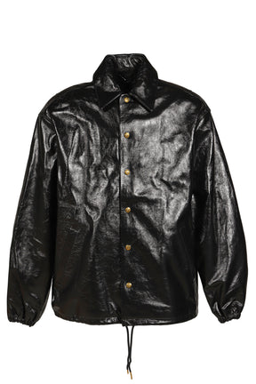 LTHR COACH JKT / BLK