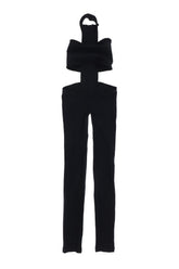 CROSS JUMPSUIT IN BLACK / BLK