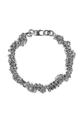 TWISTED CURB CHAIN NECKLACE / SIL