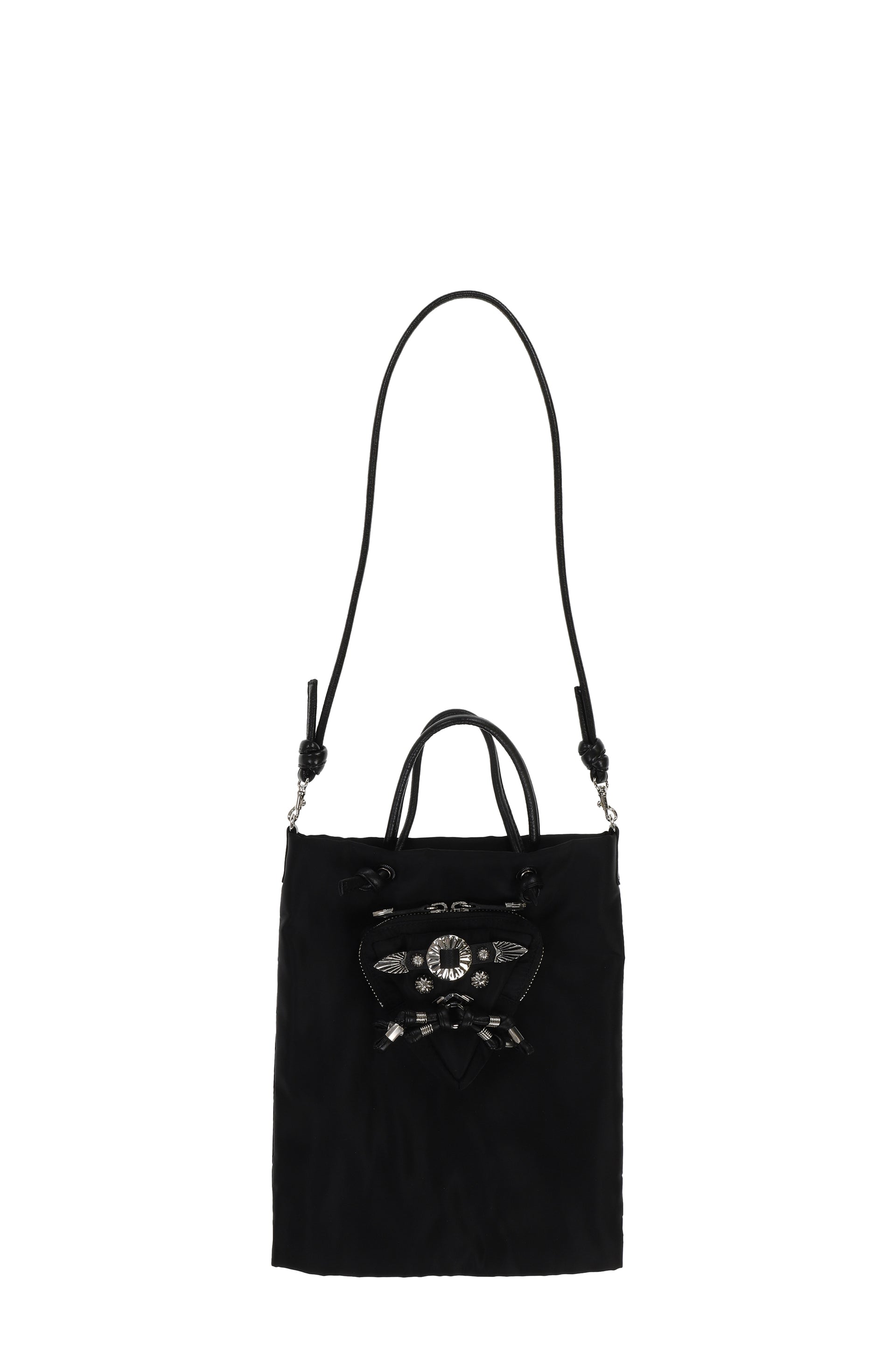 TRIANGLE POUCH BAG / BLK