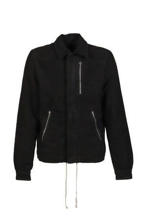 CONCEALED ZIPFRONT JKT / BLK